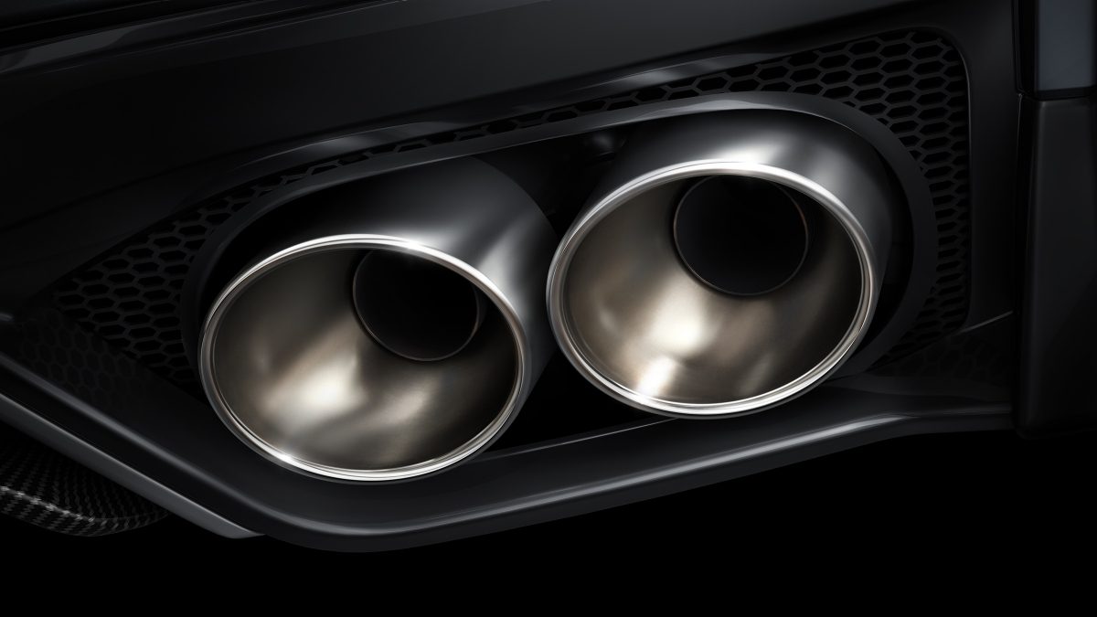 Nissan GT-R titanium exhaust
